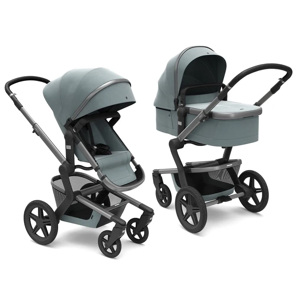 Коляска универсальная 2в1 Joolz Day+ Tailor Modern blue grey/black фото 2