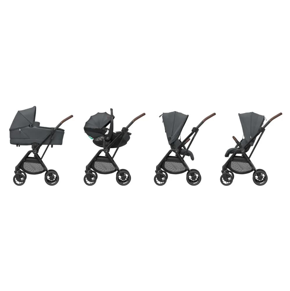 Коляска прогулочная Maxi-Cosi Leona 2 Luxe Twillic Graphite 1204204110 фото 3