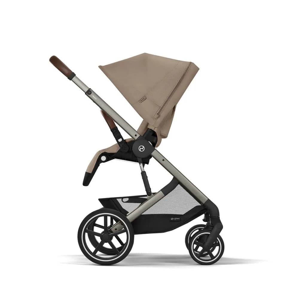 Коляска прогулочная Cybex Balios S Lux TPE Almond Beige 524001211 фото 2