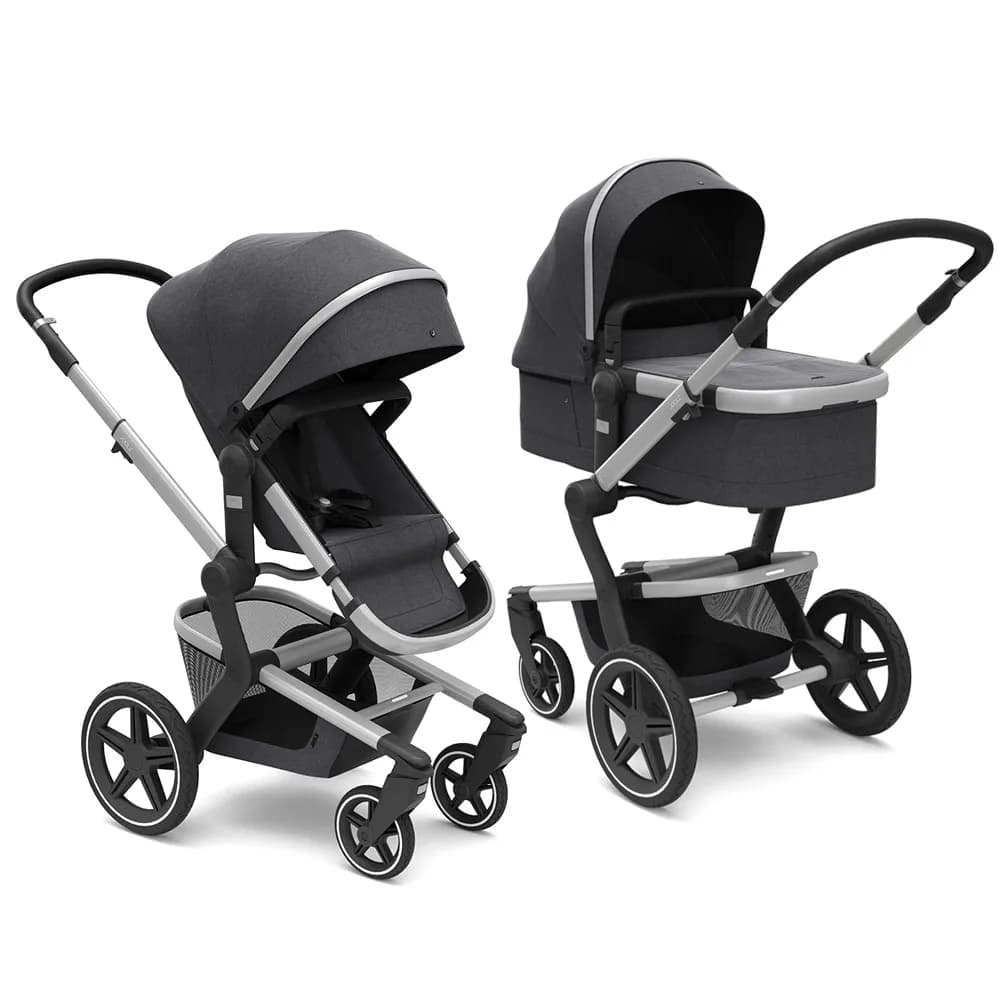 Коляска універсальна 2в1 Joolz Day+ Tailor Awesome anthracite silver/white фото 2
