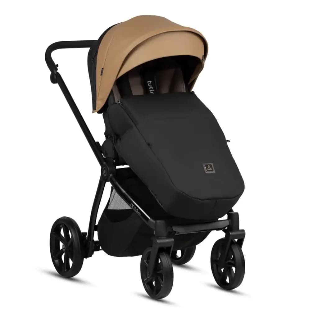 Коляска универсальная 2в1 Tutis Mio3 plus Leather 1502180 Beige фото 5