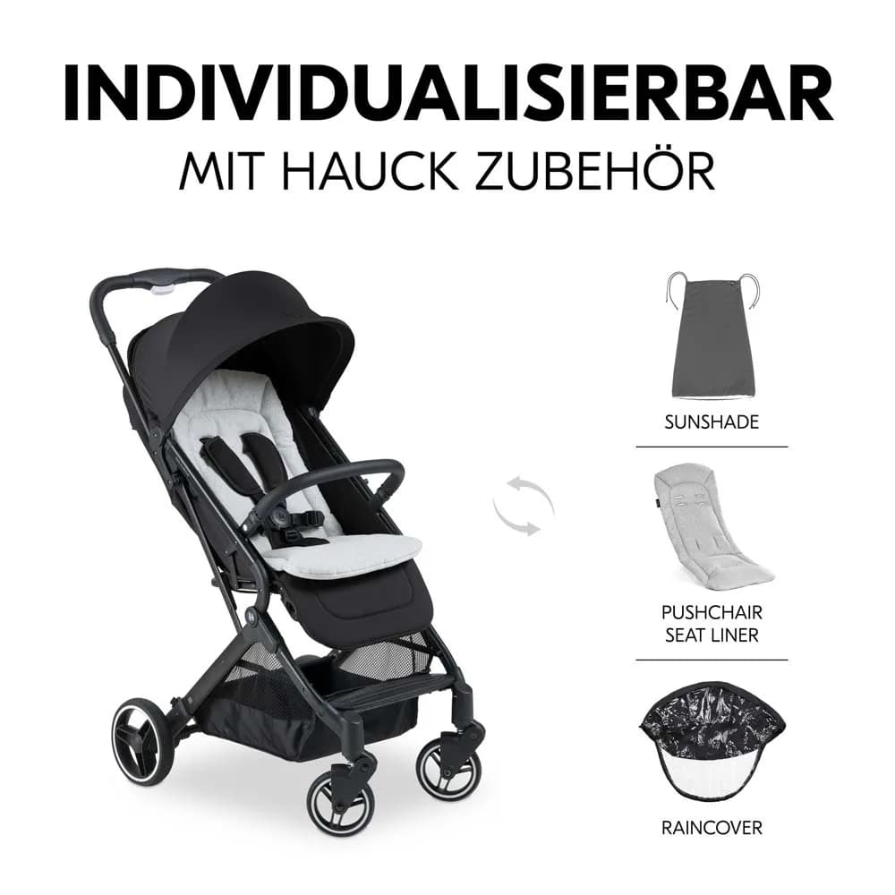 Коляска прогулочная Hauck Travel N Care Plus 16018-3 Black фото 4