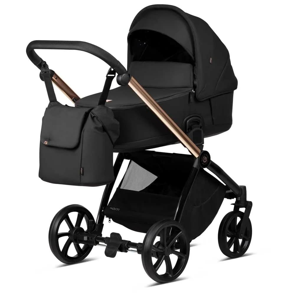 Коляска універсальна 2в1 Tutis Mio plus Thermo 1352292 Black Edition Rose Gold фото 2
