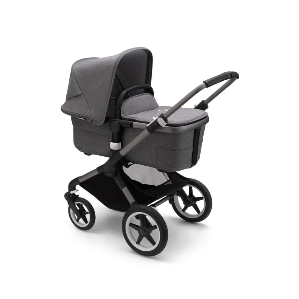 Коляска універсальна 2в1 Bugaboo Fox 3 без капюшона Graphite/Grey Melange 2306010041 фото 5