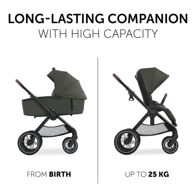 Коляска універсальна 2в1 Hauck Walk N Care Air 16549-2 Dark Olive фото 5