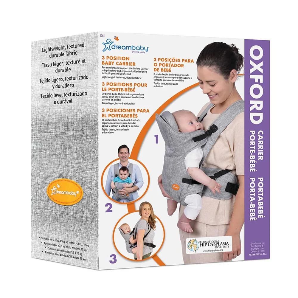 Рюкзак-переноска DreamBaby Oxford Denim Grey G265 фото 2
