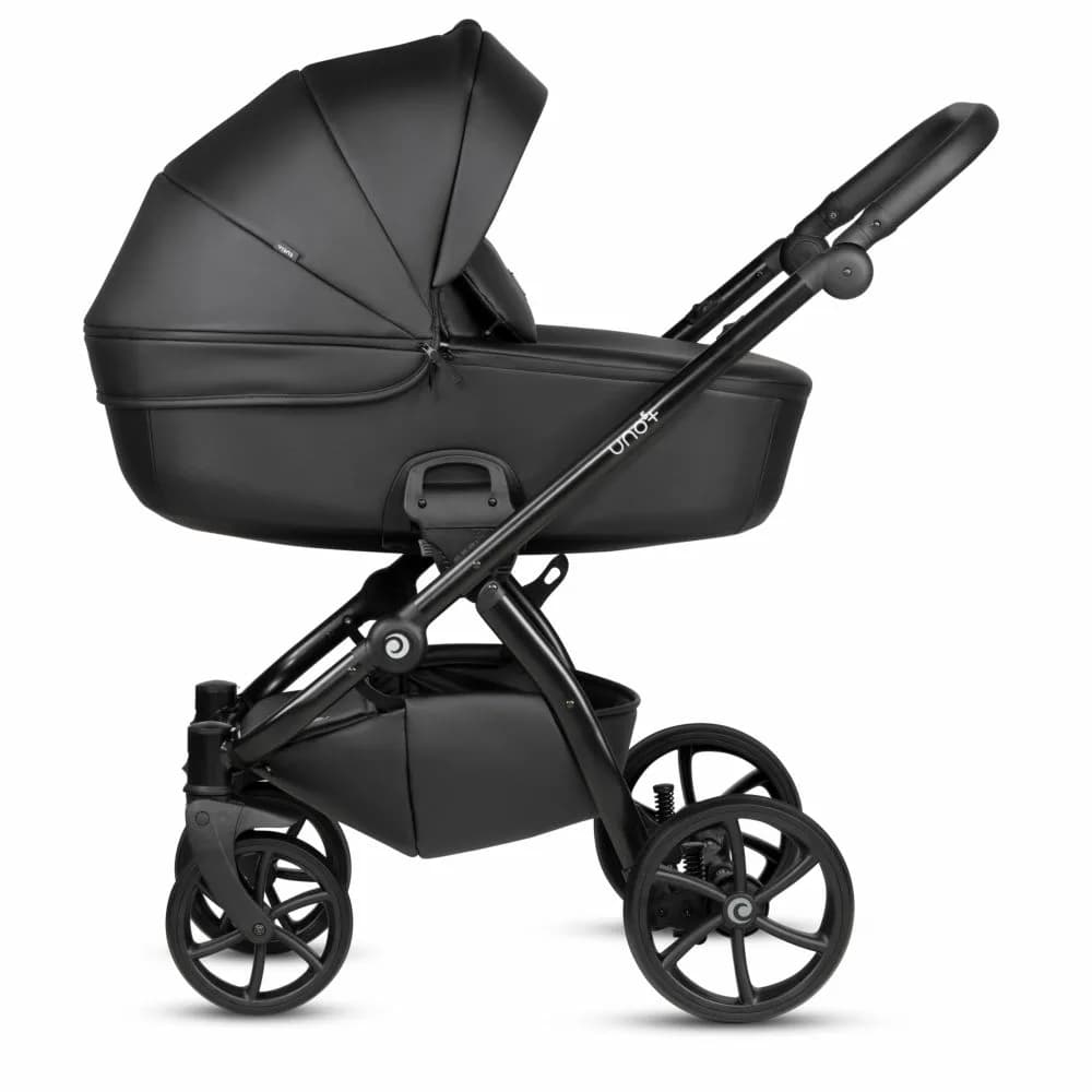 Коляска универсальная 2в1 Tutis Uno5+ Leather collection 1402699 Jet Black фото 4