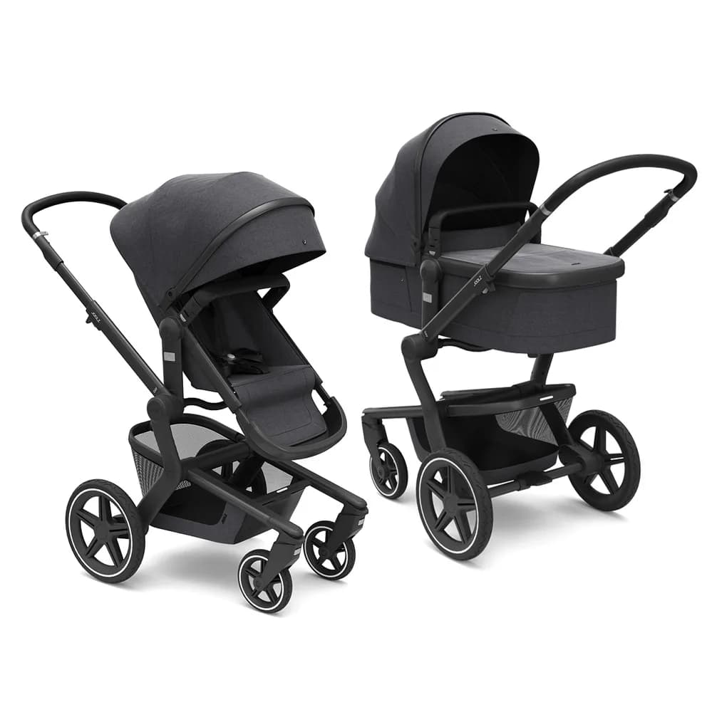 Коляска універсальна 2в1 Joolz Day+ Tailor Awesome anthracite black/white фото 6