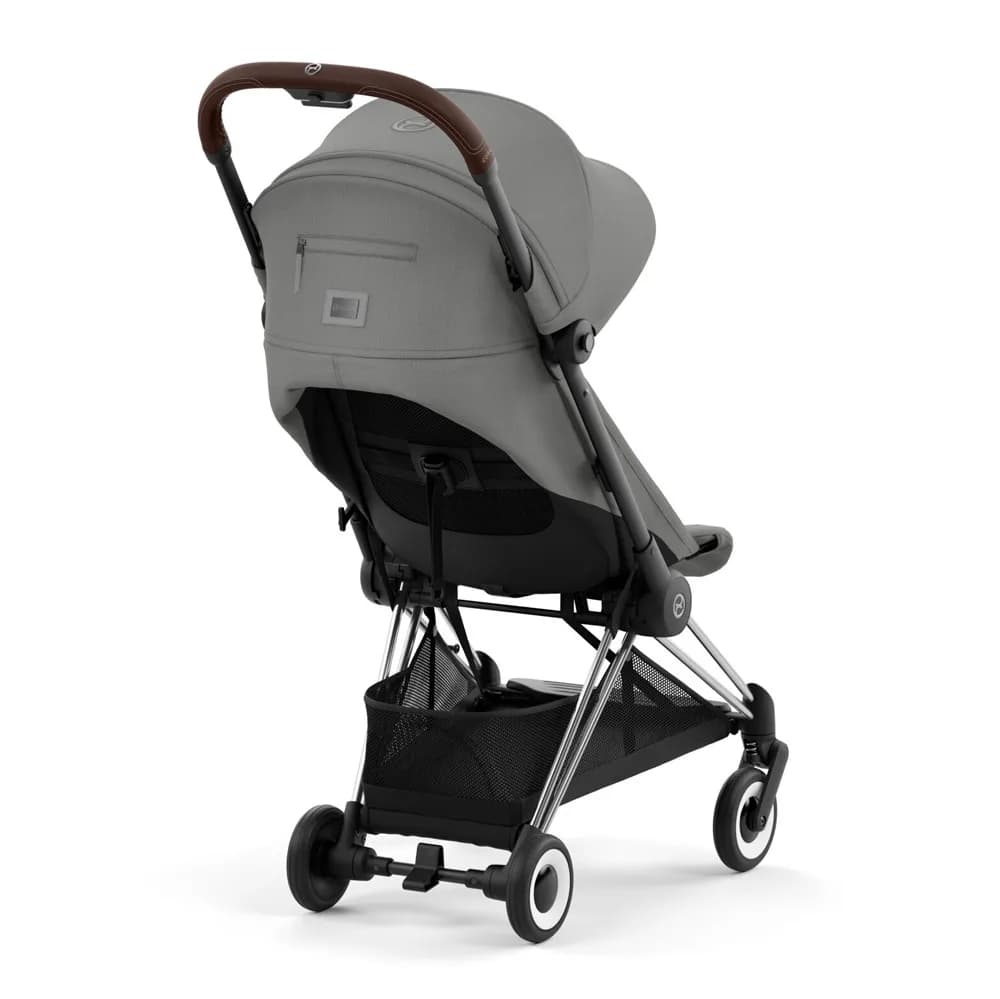 Коляска прогулочная Cybex Coya Chrome Dark Brown 522004395 Mirage Grey фото 6