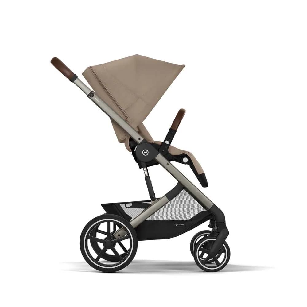 Коляска прогулочная Cybex Balios S Lux TPE Almond Beige 524001211 фото 6