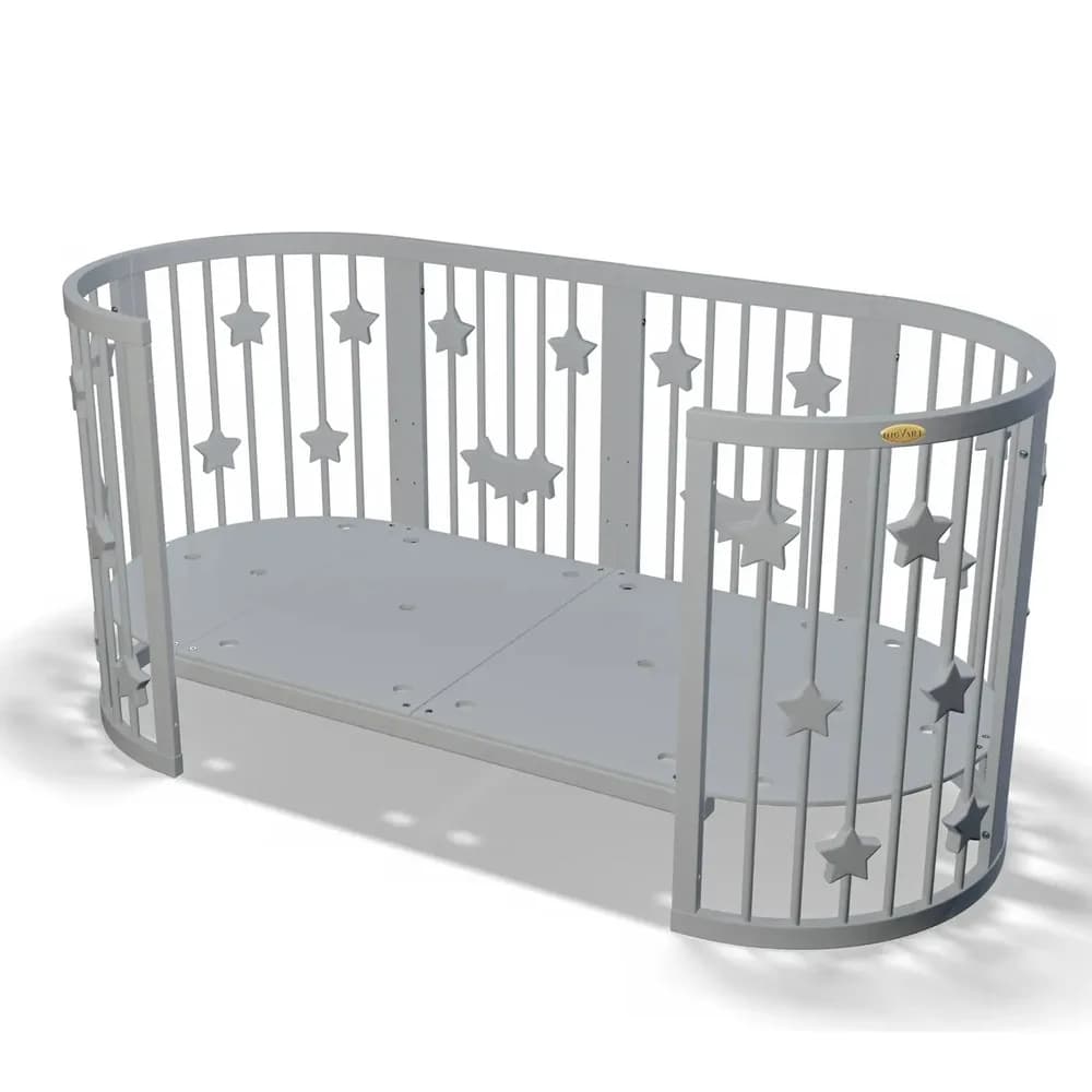 Ліжко-трансформер 9в1 IngVart Smart bed Round зірки 1357001 фото 5