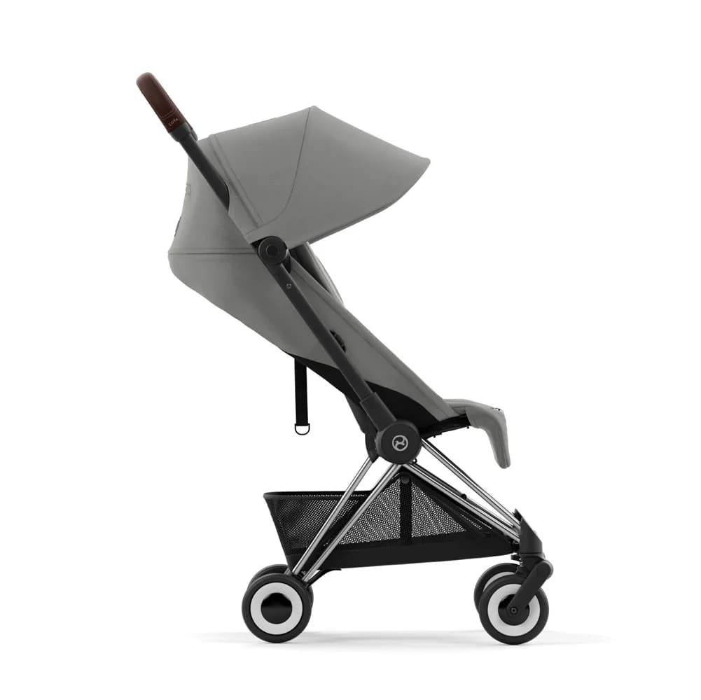 Коляска прогулочная Cybex Coya Chrome Dark Brown 522004395 Mirage Grey фото 5