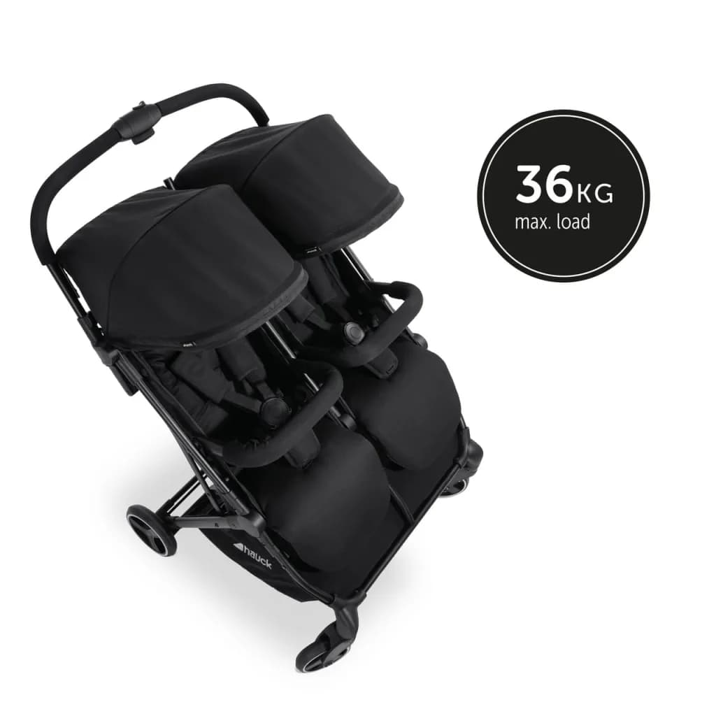 Коляска прогулочная для двойни Hauck Swift X Duo 50004-0 Black фото 5