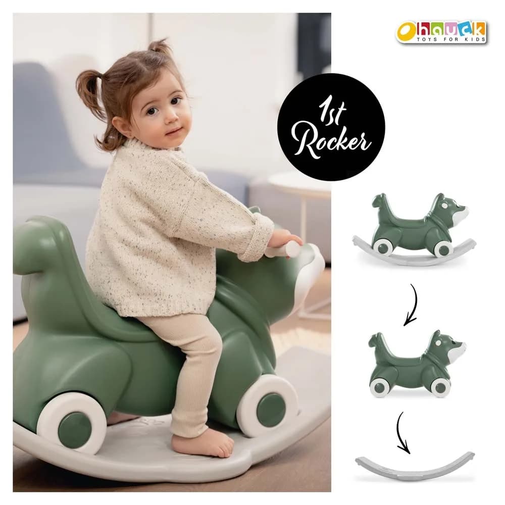 Каталка Hauck 1st Rocker 3в1 Fox 80500-2 Green фото 4