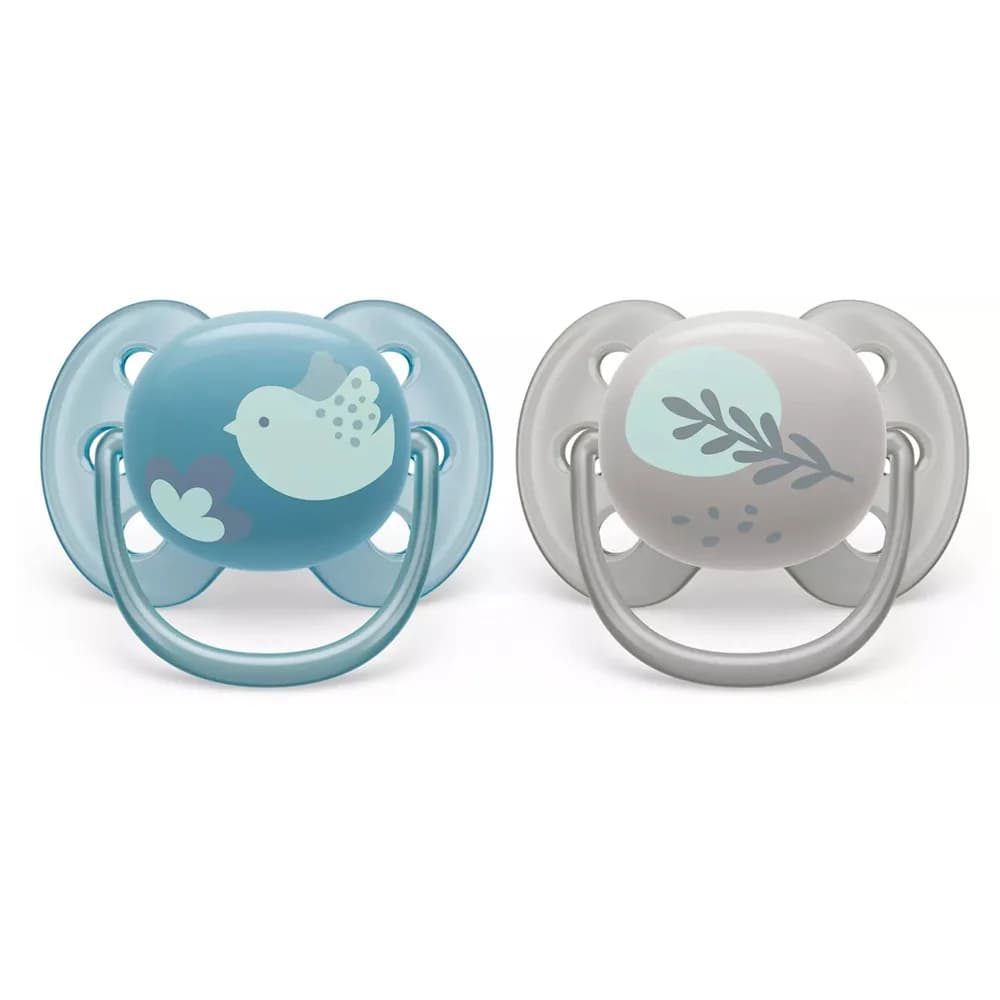 Пустышка Avent Ultra-Soft 6-18м 2шт SCF091/15 фото 2