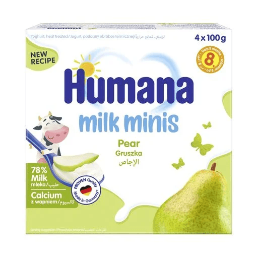 Йогурт-десерт з грушею з 8 міс Humana 4*100г 309202