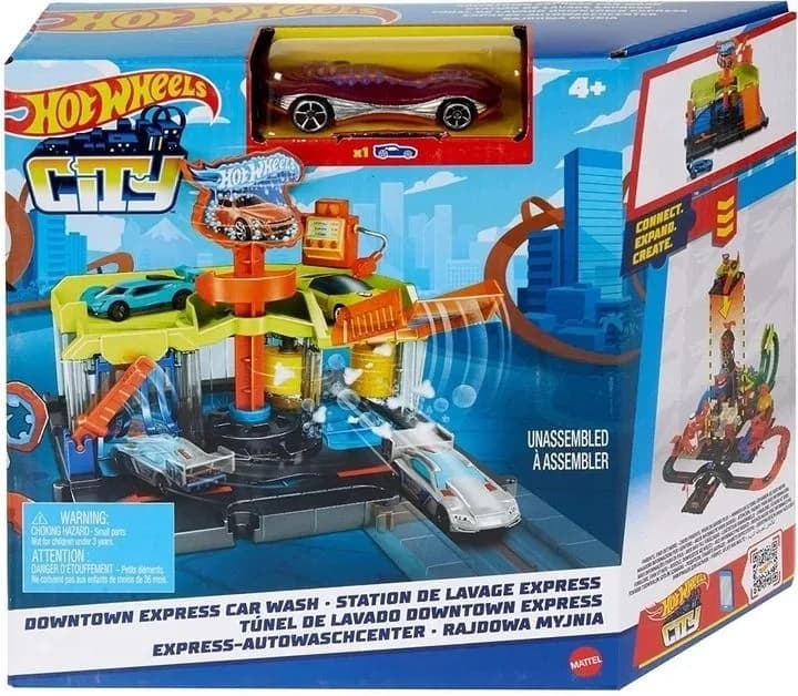 Набір ігровий Hot Wheels Швидкісна автомийка HDR27 фото 3 Набір ігровий Hot Wheels Швидкісна автомийка HDR27 фото 3