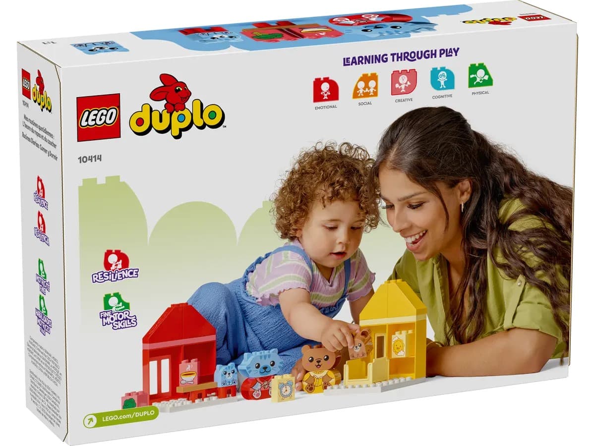Конструктор Lego Duplo Мои первые повседневные процедуры: Время ужина и сна 28дет 10414 Конструктор Lego Duplo Мои первые повседневные процедуры: Время ужина и сна 28дет 10414