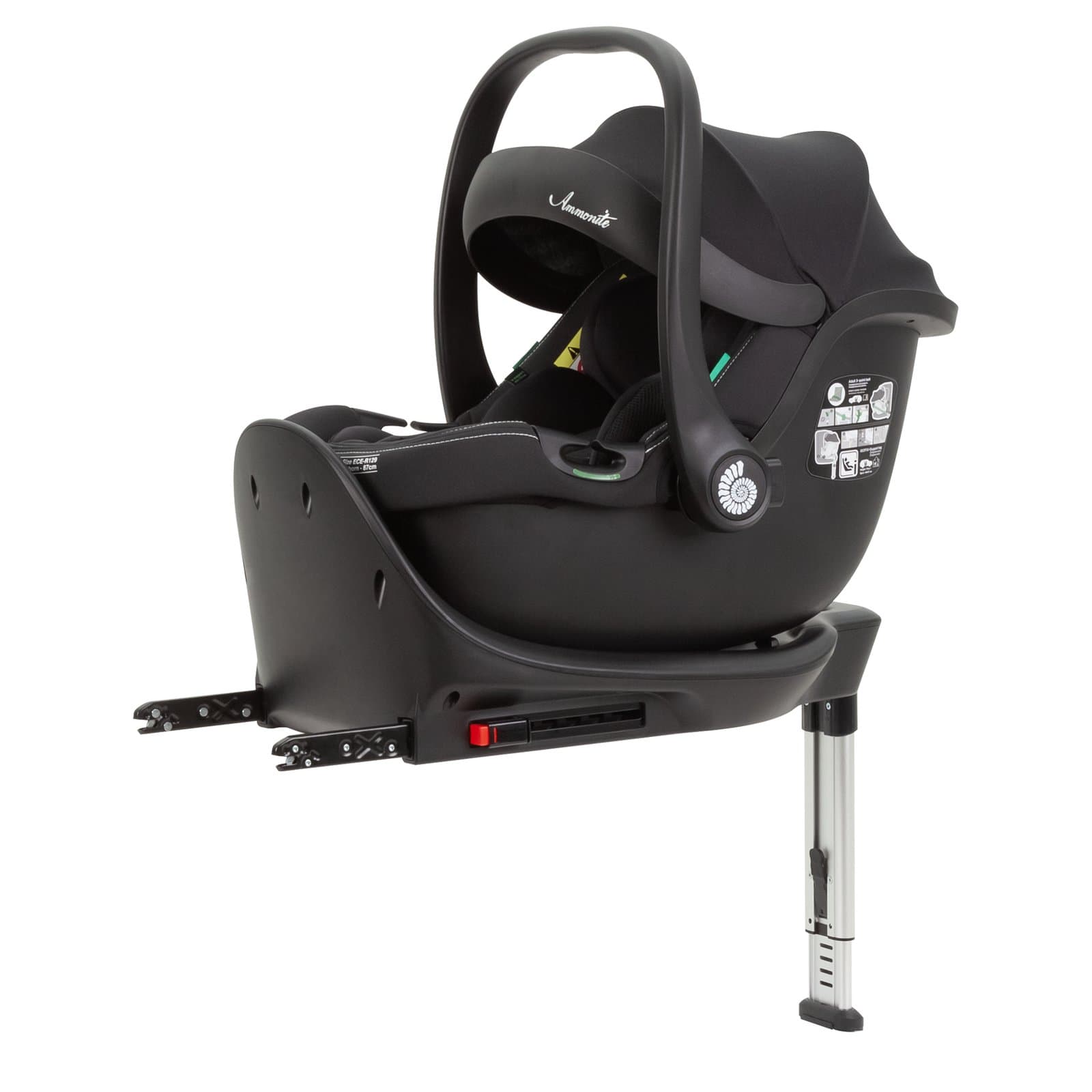 Автокресло Carrello Ammonite i-Size + base CRL-8803 Absolute Black