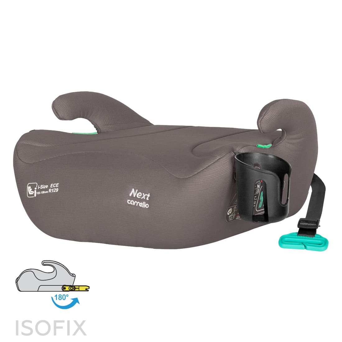 Автокрісло-бустер Carrello Next i-Size ISOFIX CRL-15811 Sandstone Beige