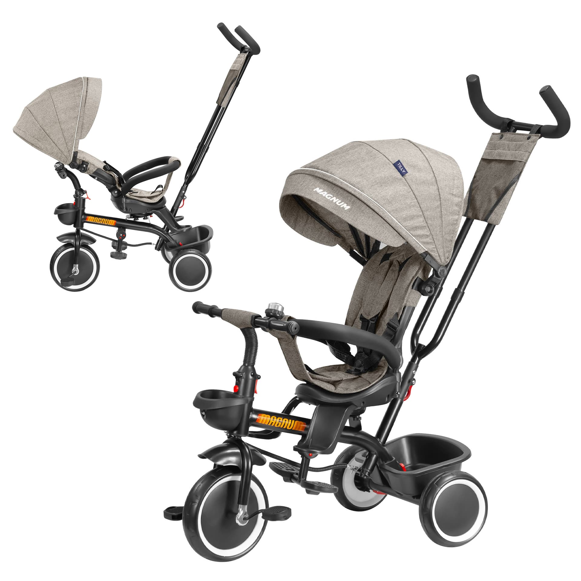 Велосипед 3-х колісний Tilly Magnum T-3814 Beige