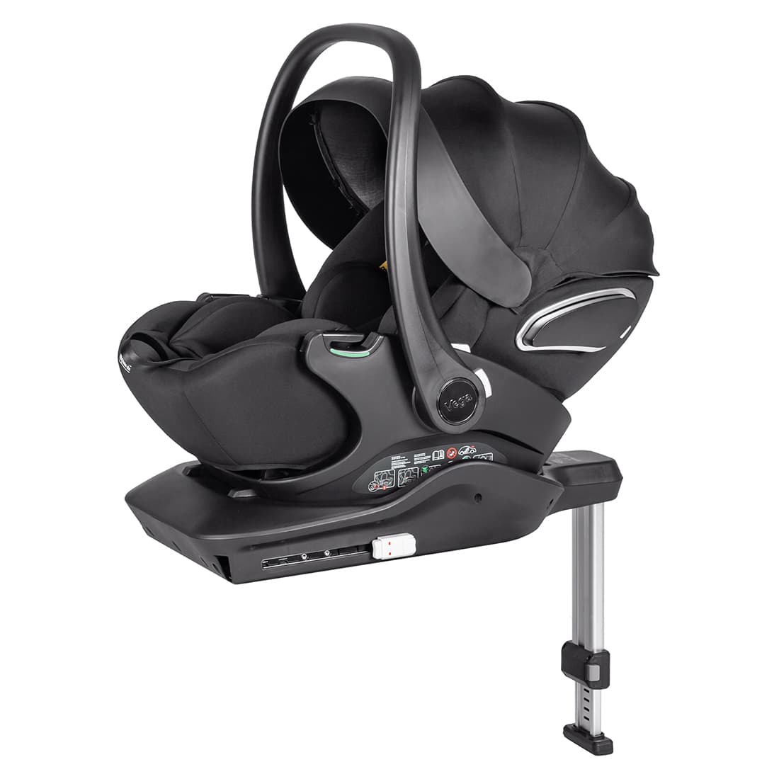 Автокрісло+база Carrello Vega CRL-14101/2 Absolute Black i-Size