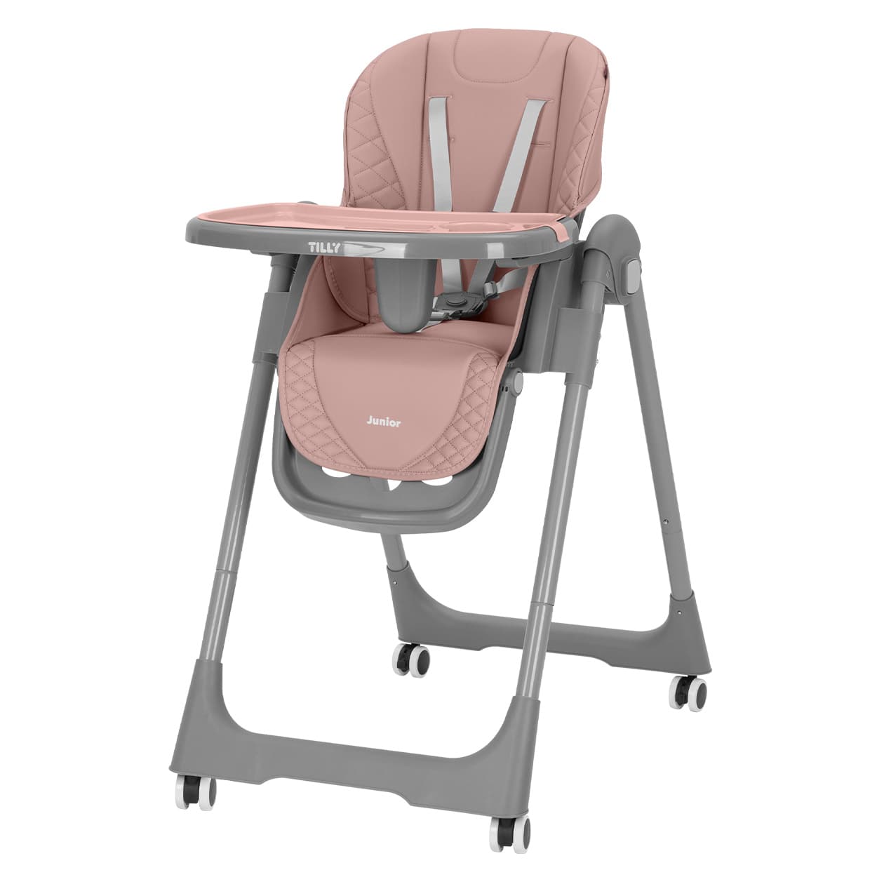 Стульчик для кормления Baby Tilly Junior T-671 Dark Pink Стульчик для кормления Baby Tilly Junior T-671 Dark Pink