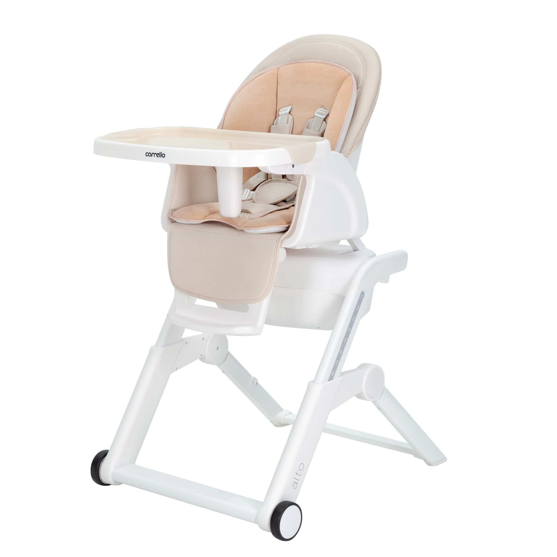 Стільчик для годування Carrello Alto CRL-10307 Almond Beige Стільчик для годування Carrello Alto CRL-10307 Almond Beige