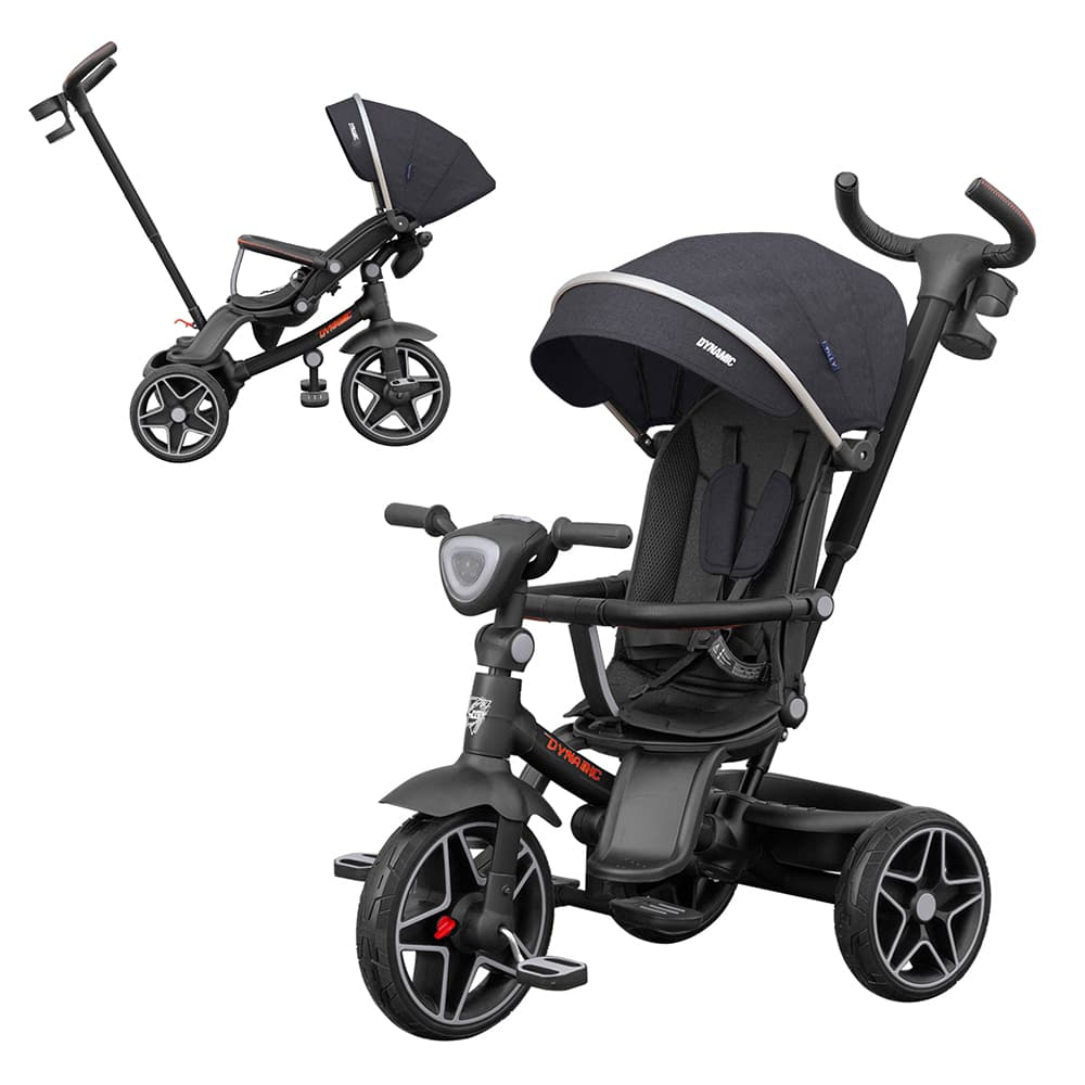 Велосипед 3-х колесный Tilly Dynamic T-3810 Black