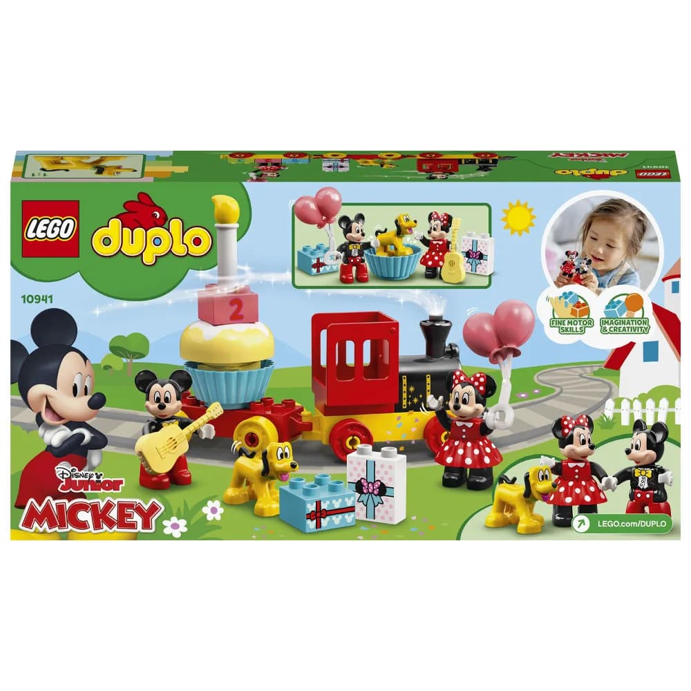 Конструктор Lego Duplo Праздничный поезд Микки и Минни 22дет 10941 фото 10