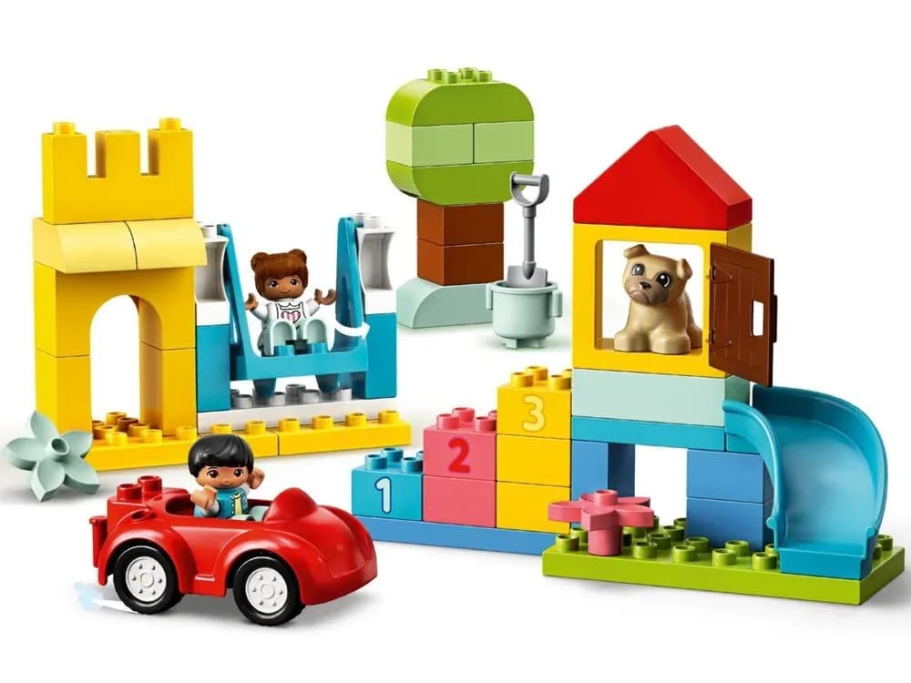 Конструктор Lego Duplo Коробка с кубиками Deluxe 85дет 10914 фото 3 Конструктор Lego Duplo Коробка с кубиками Deluxe 85дет 10914 фото 3