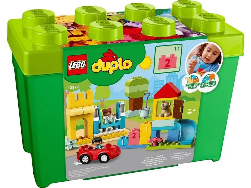 Конструктор Lego Duplo Коробка с кубиками Deluxe 85дет 10914 фото 4 Конструктор Lego Duplo Коробка с кубиками Deluxe 85дет 10914 фото 4
