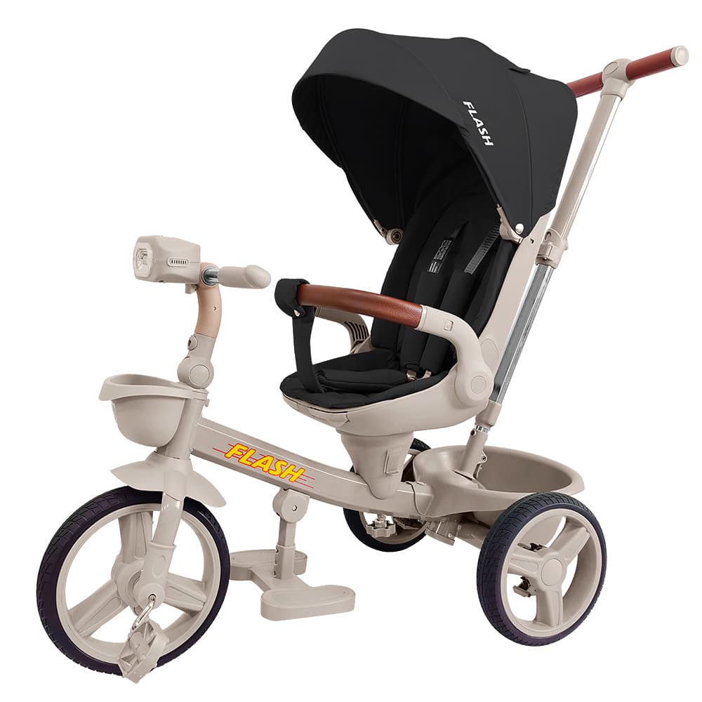 Велосипед 3-х колісний Tilly Flash T-3812 Dark Grey Велосипед 3-х колісний Tilly Flash T-3812 Dark Grey