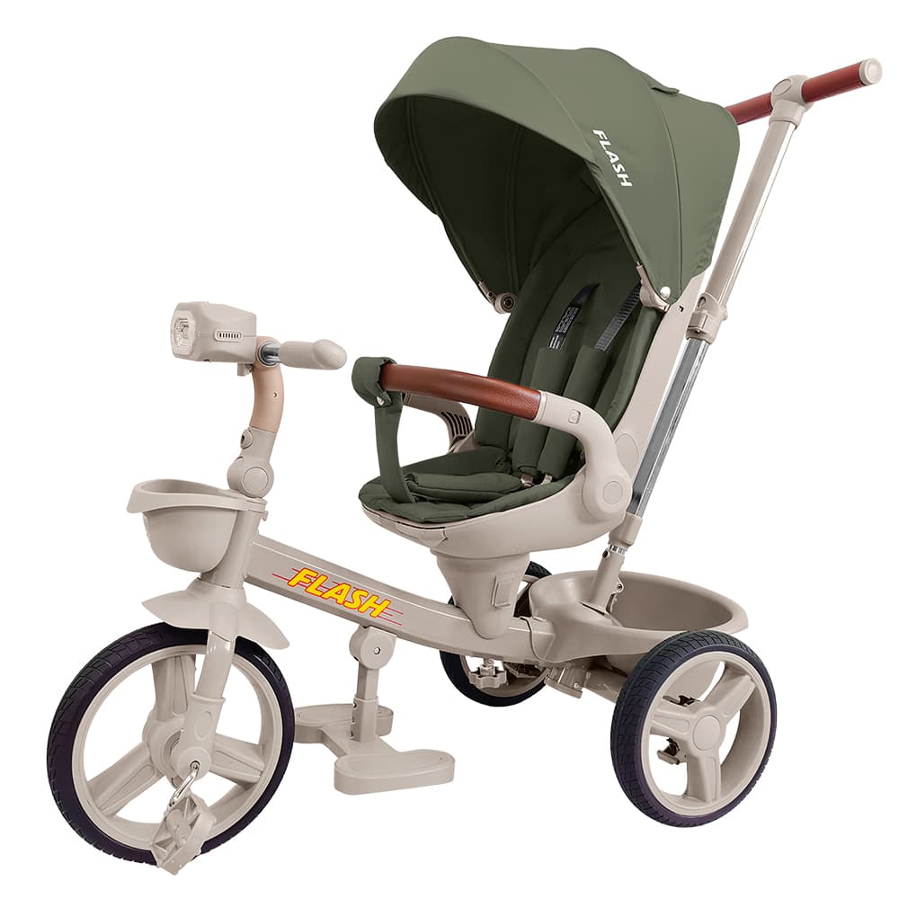 Велосипед 3-х колісний Tilly Flash T-3812 Green