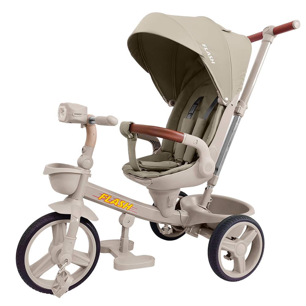 Велосипед 3-х колісний Tilly Flash T-3812 Light Beige