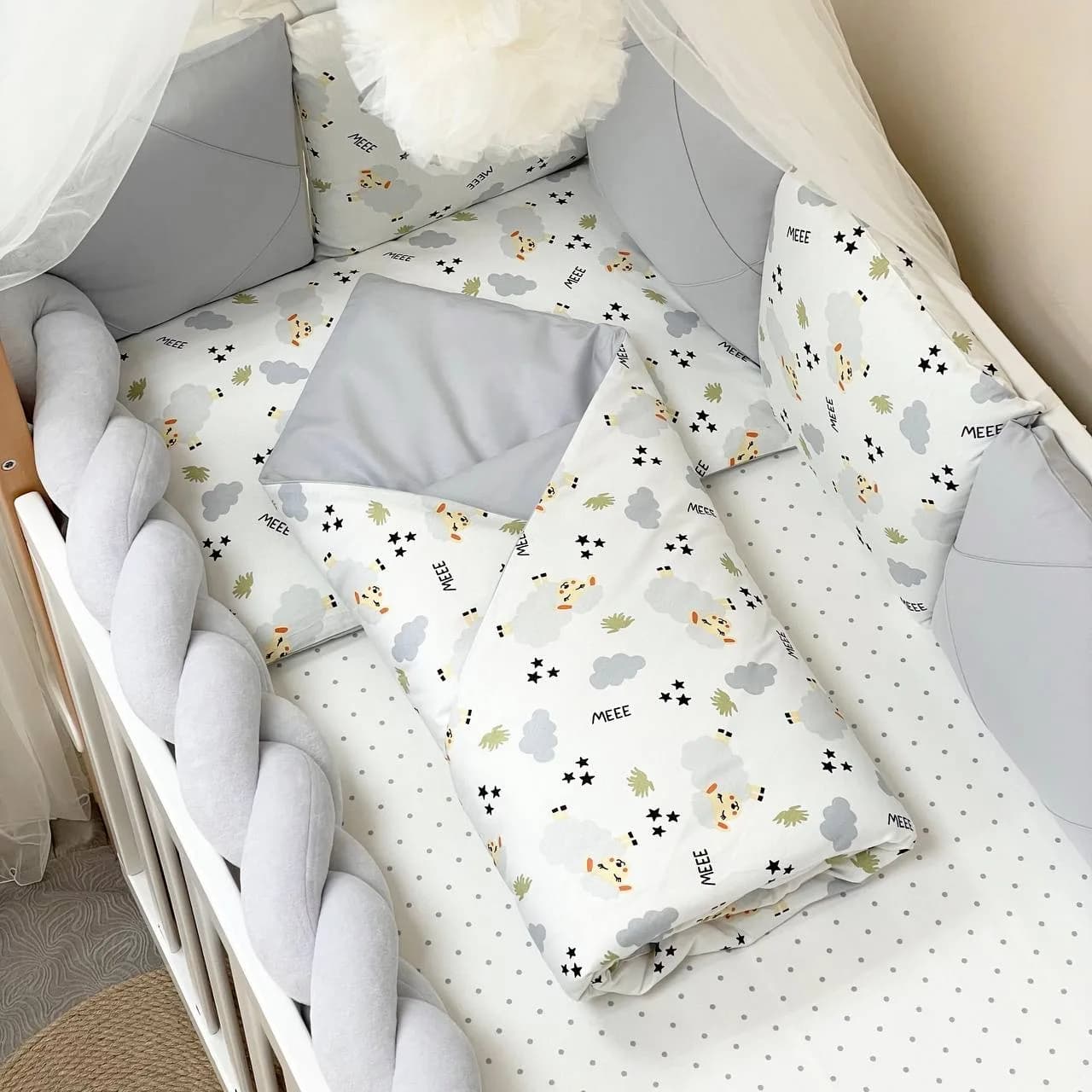 Постільний комплект Маленька Соня Happy night Овечки 6од 02107179 фото 3