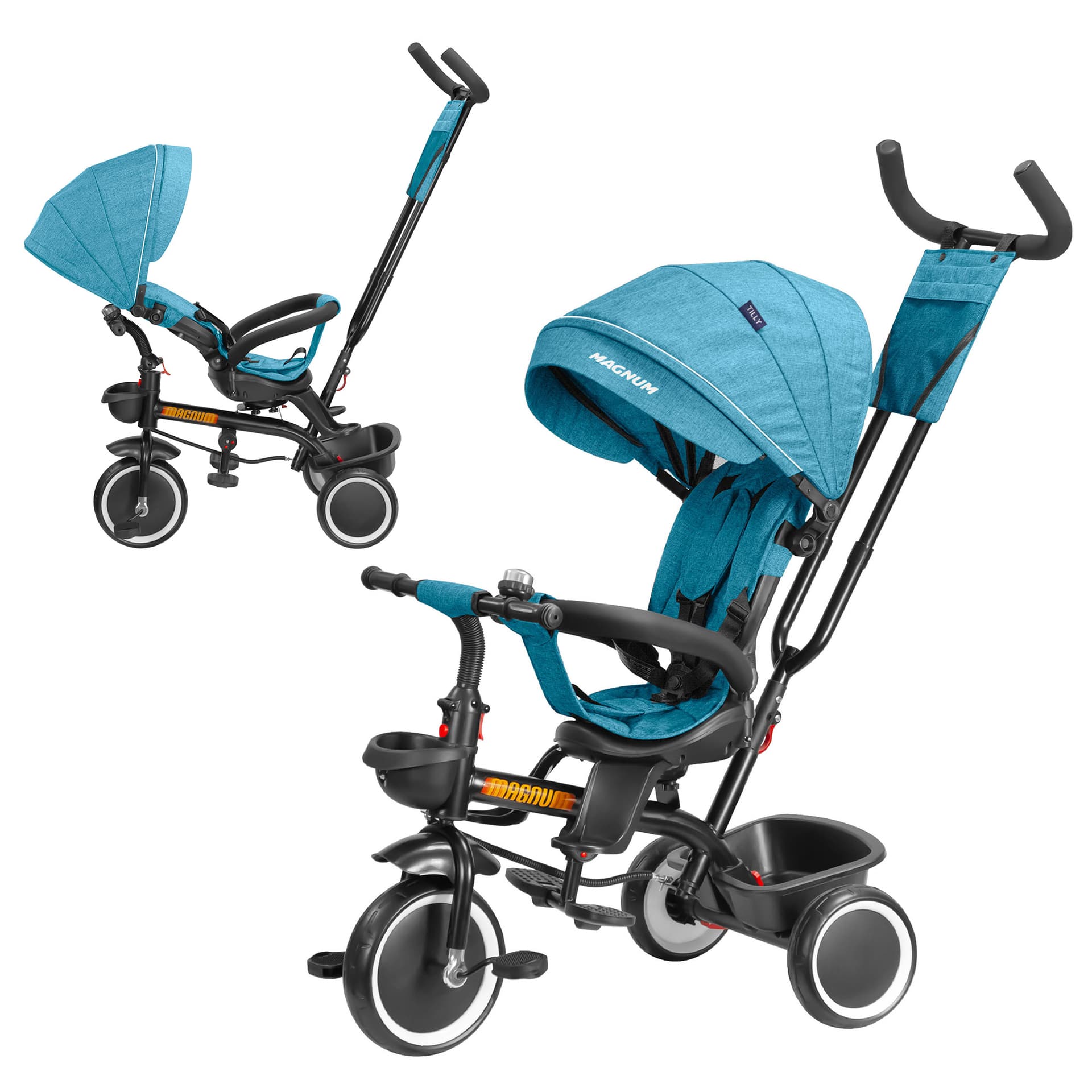 Велосипед 3-х колісний Tilly Magnum T-3814 Green