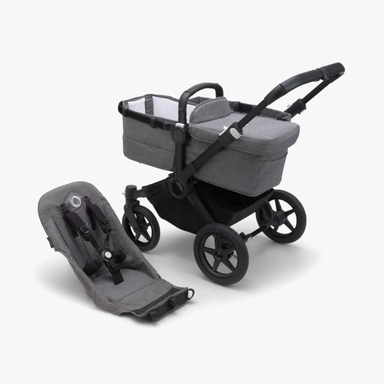 Шасси с прогулочным блоком для коляски Bugaboo Donkey 5 100002030 Graphite / Midnight Black