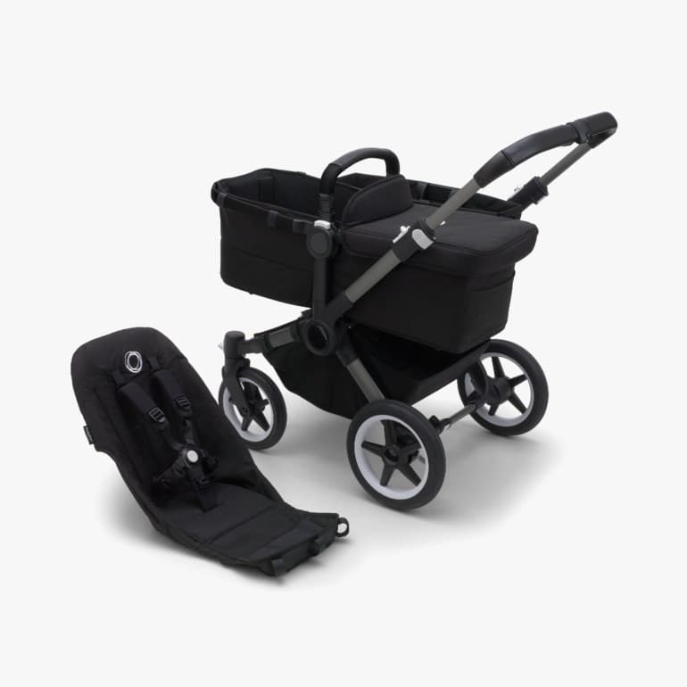 Шасси с прогулочным блоком для коляски Bugaboo Donkey 5 100002034 Black / Midnight Black