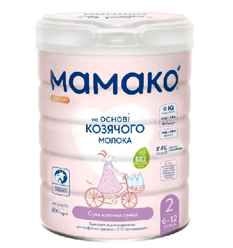 Смесь Mamako Premium 2 800г 1105315
