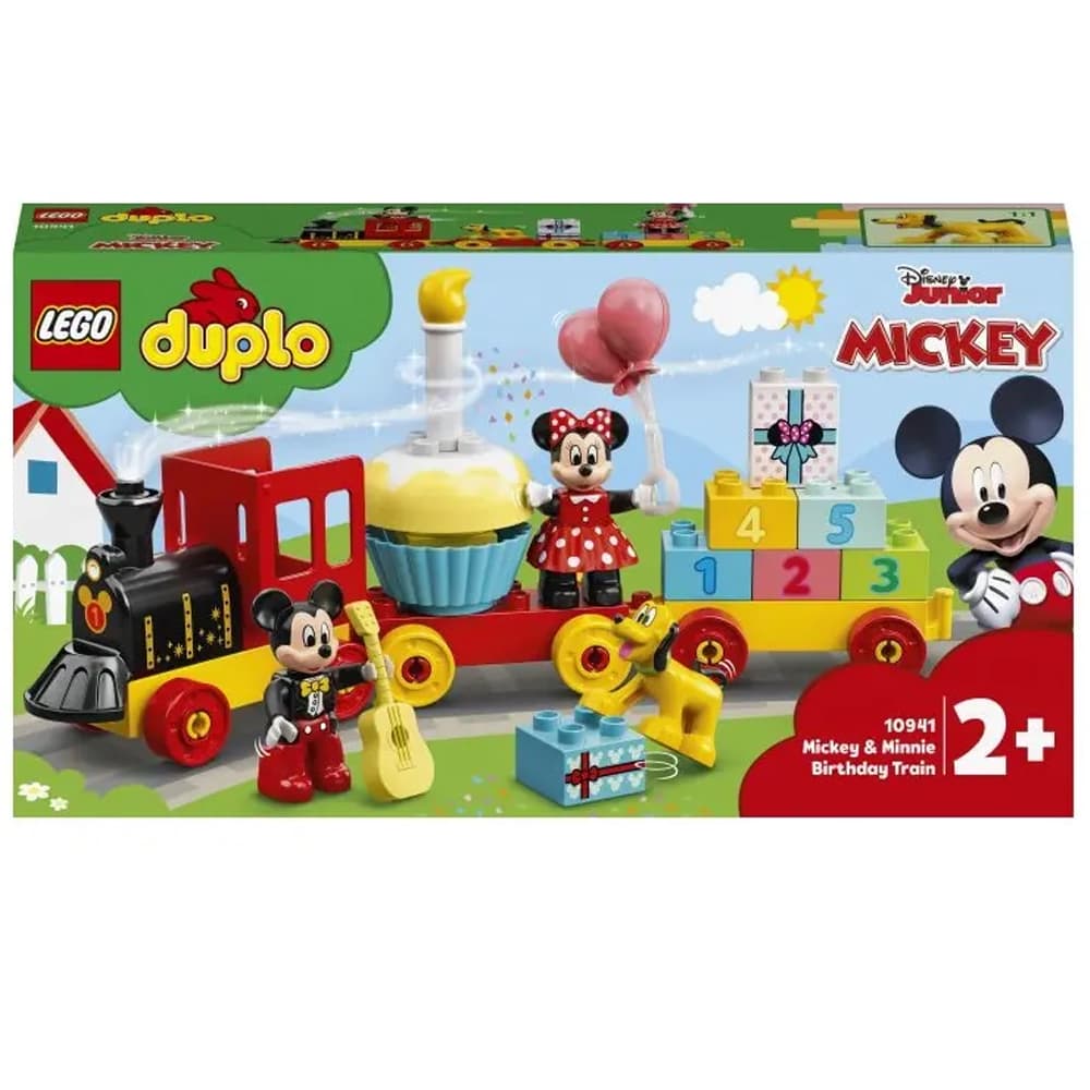 Конструктор Lego Duplo Праздничный поезд Микки и Минни 22дет 10941