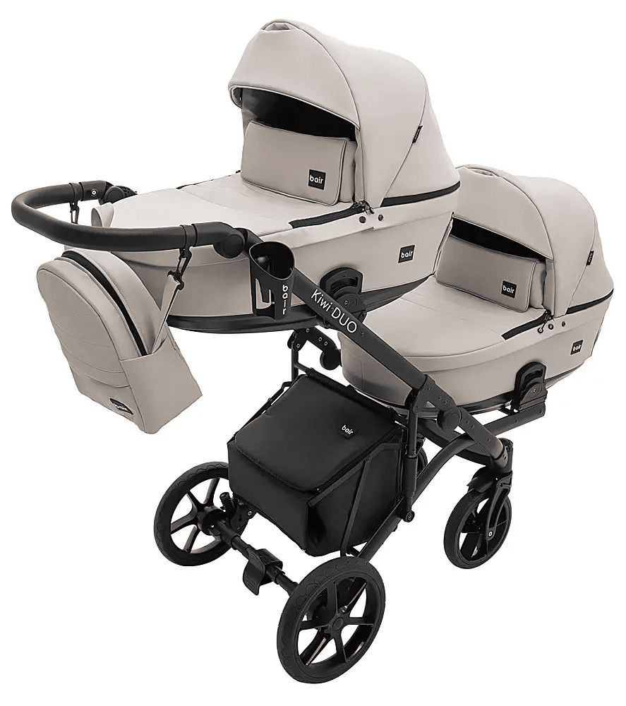 Коляска универсальная 2в1 для двойни Bair Kiwi Duo Soft BKD-33 681045