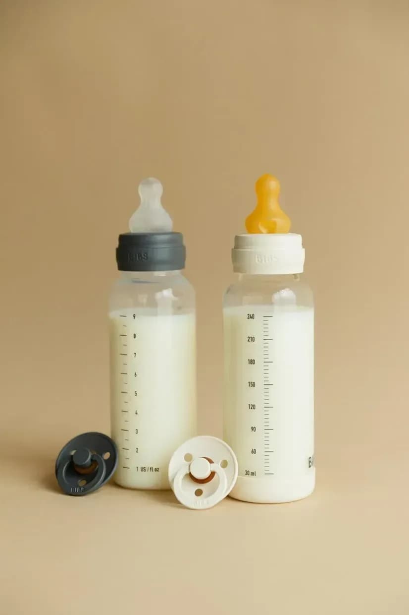 Бутылочка пластиковая BIBS Baby Flow Ivory 270мл 5017216 фото 2