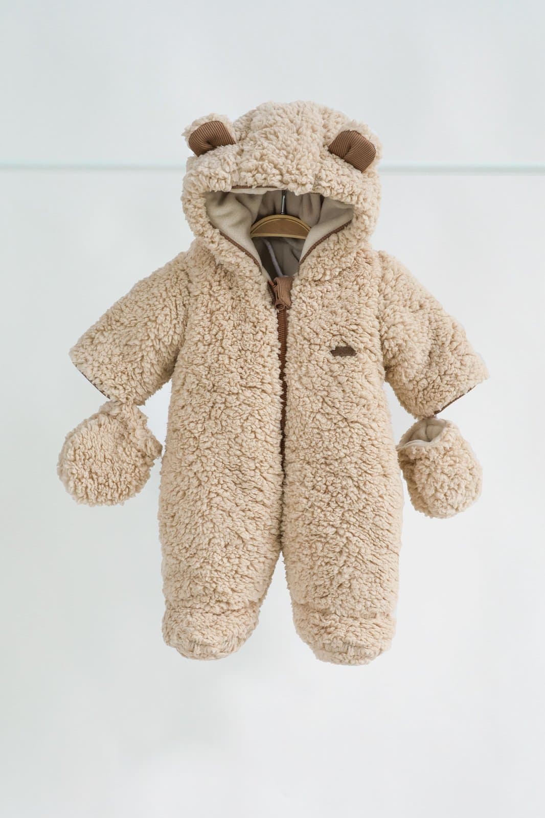 Комбінезон для новонароджених "Teddy" Magbaby 112355 -коричневий Комбінезон для новонароджених "Teddy" Magbaby 112355 -коричневий