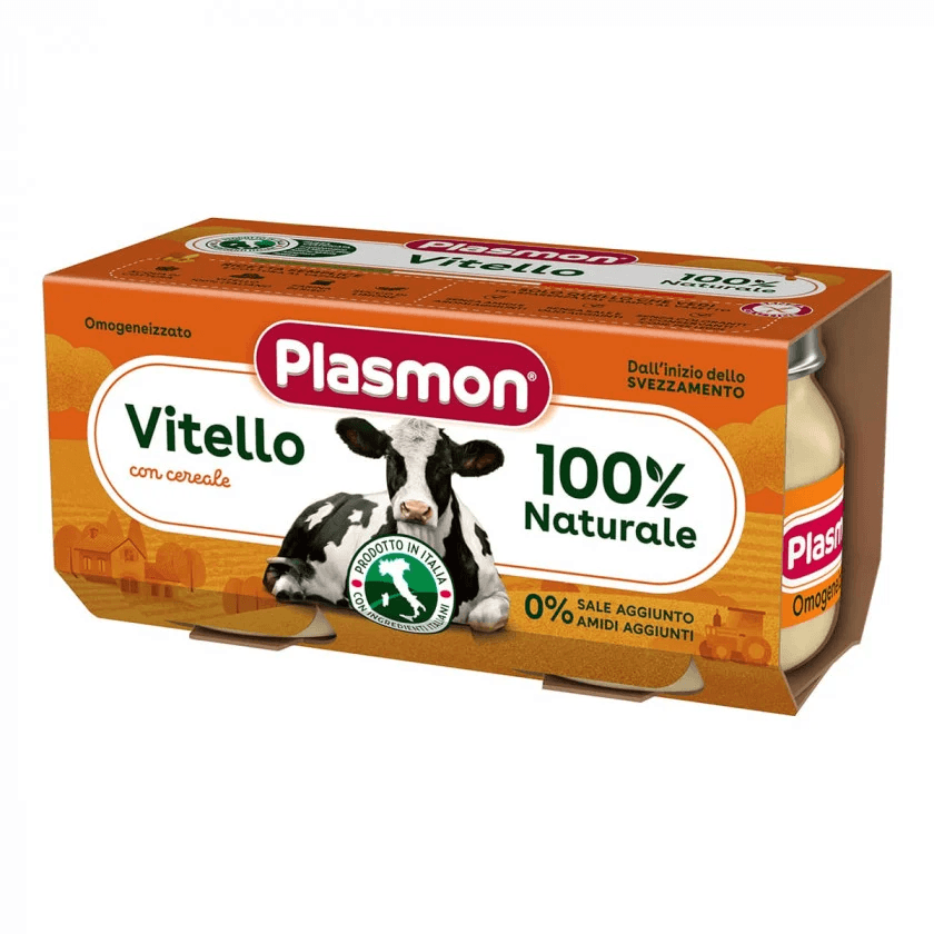 Пюре телятина Plasmon 2*80г 1136151