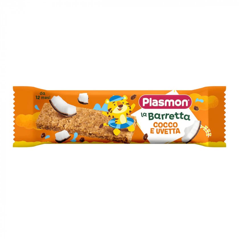 Батончик кокос і родзинки Plasmon 20г 1136182 Батончик кокос і родзинки Plasmon 20г 1136182