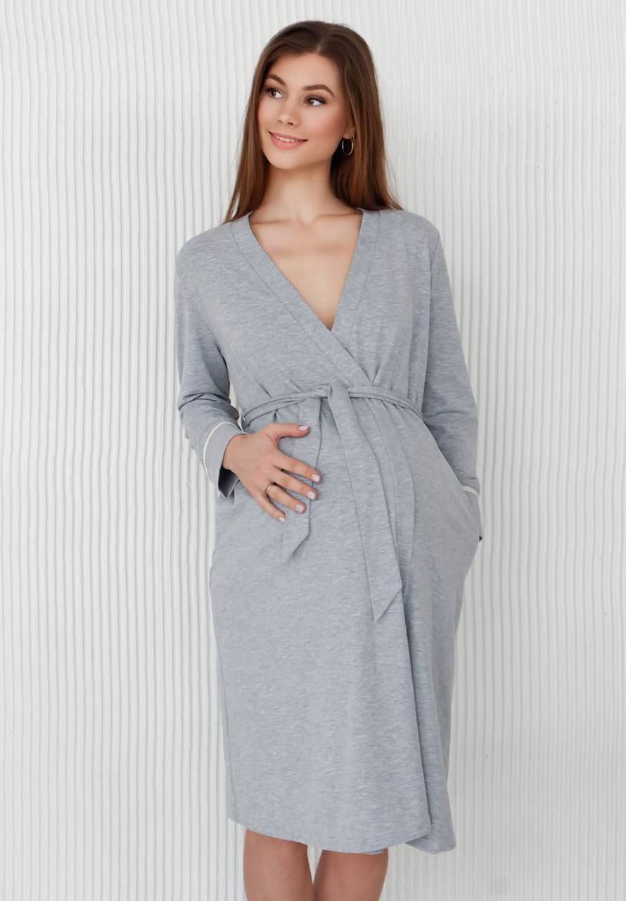 Халат для беременных и кормления XS-XL Мамин Дом La Rose 25314