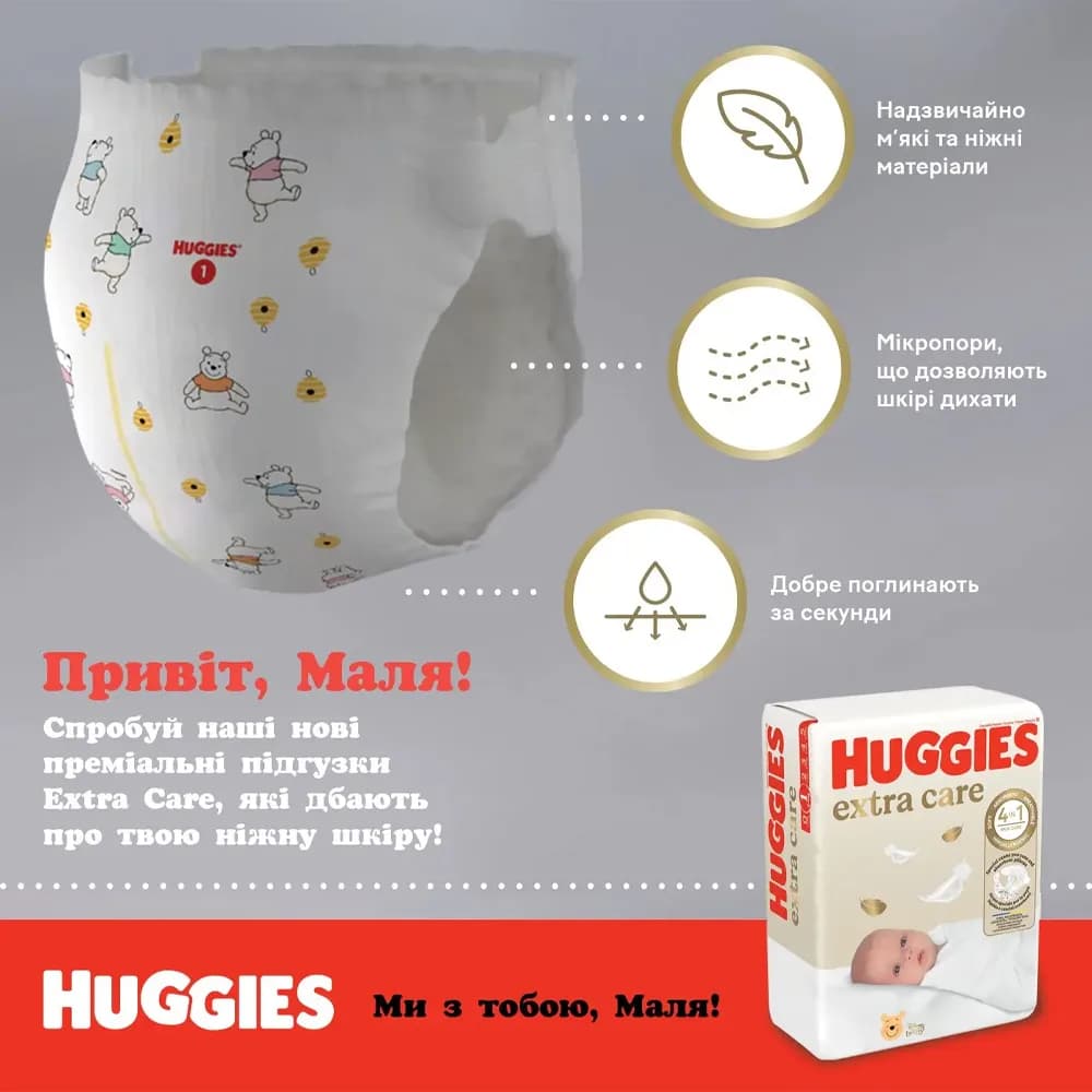 Подгузники Huggies Extra Care Jumbo (3) 40шт 574400 фото 11