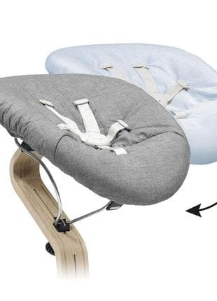 Кресло-шезлонг Stokke Nomi Newborn 625905 Black/Grey Blue Кресло-шезлонг Stokke Nomi Newborn 625905 Black/Grey Blue
