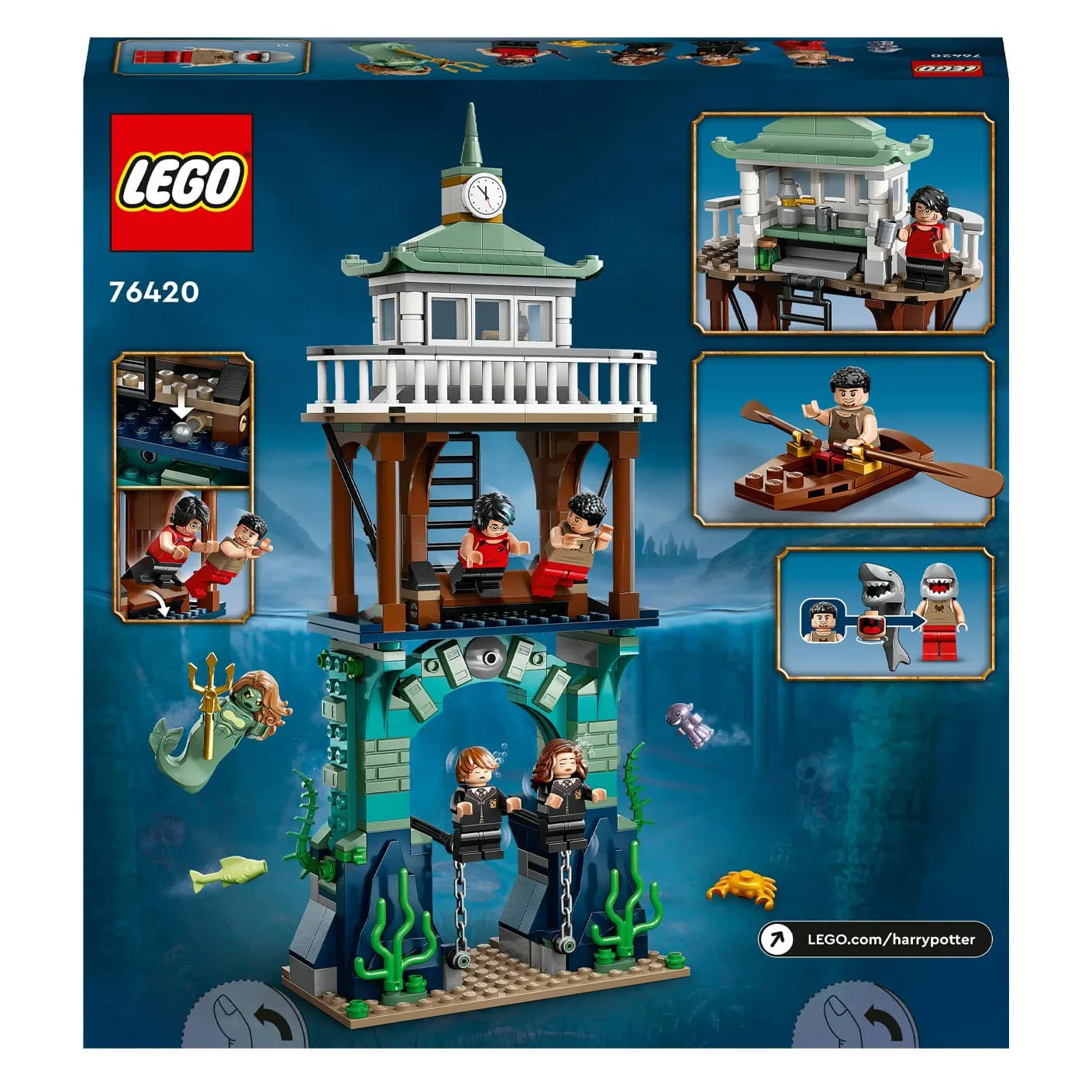 Конструктор Lego Harry Potter Трехколдовский турнир: Черное озеро 349дет 76420 фото 11